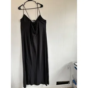 NWT Old‎ Navy The Occasion Black Satin Cowl Neck Maxi Dress XXL Tall Open Back thumbnail 8