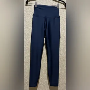 Lululemon Alo Yoga NWT 7/8 High Waist Airlift leggings Navy Size XXS thumbnail 4