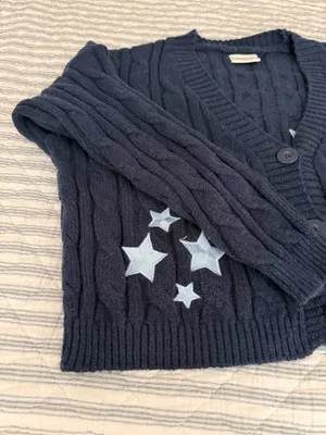 Taylor Swift Navy Cardigan Midnights Eras XS/SM thumbnail 4