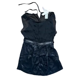 NWT Intimissimi Silk Sleeveless Babydoll Top in Black Women's Medium thumbnail 4