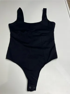 Abercrombie and fitch Classic Black Square Neck Bodysuit small thumbnail 2