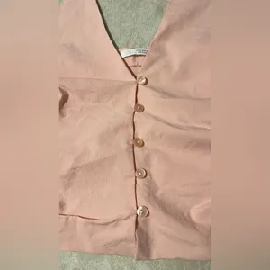 Zara TOP HALTER VEST WITH GATHERING thumbnail 3