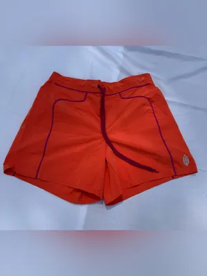 Free People Movement Make Your Mark Running Shorts Neon Orange Purple Small NWOT thumbnail 3
