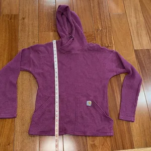 Carhartt Women's Relaxed Fit Heavyweight Long-Sleeve Hooded Thermal Shirt Sz XS thumbnail 9