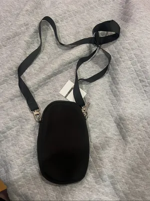 Dolls Kill Black Mini Crossbody Phone Pouch thumbnail 2