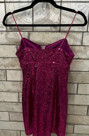 Hello Molly Pink Sequin Mini Dress thumbnail 1