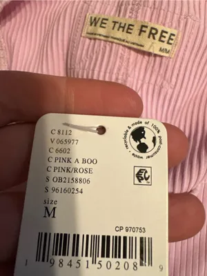 NWT Free People We The Free Mia Tank - pink a boo pink rose - XS, Medium thumbnail 12