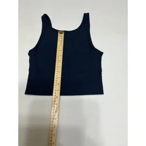 Lululemon Ribbed Power Pivot Tank Navy Blue Reversible V Neck Crop XS S thumbnail 3