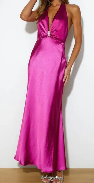 Fushia Maxi dress thumbnail 1