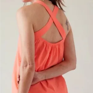 New Athleta Arrival Tank Sunset Glow Size Small Camisole Arrival Coral‎ Orange thumbnail 3