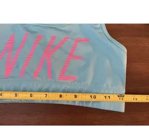 Nike DRIFIT Victory Compression Medium-Impact Sports Bra Size SmallBlue Pink thumbnail 4
