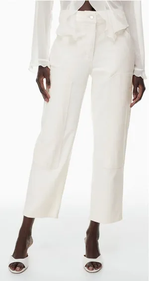 Aritzia Wilfred Free Brennan Pant Light Birch Stretch High Rise Carpenter‎ thumbnail 1