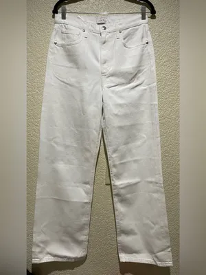 Joe's Jeans NWT The Ryan Low Slung Baggy White Wide-Leg Jeans Size 25 thumbnail 5