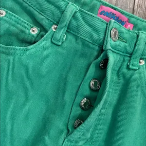 Edikted Green Button Fly Jeans XS thumbnail 3