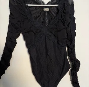 Free People Bodysuit Intimately Black thumbnail 7