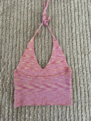Peppermayo multicolor knit halter top size 4 Y2K Festival thumbnail 5