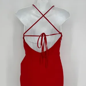Amanda‎ Uprichard Jasalina Halter Mini Dress Small Red Cocktail Party Date Night thumbnail 8