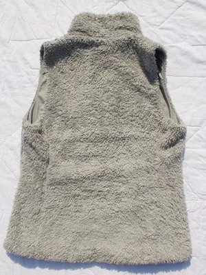 Patagonia Women's Los Gatos Fleece Vest Full Zip Large Deep Pile Gray thumbnail 6