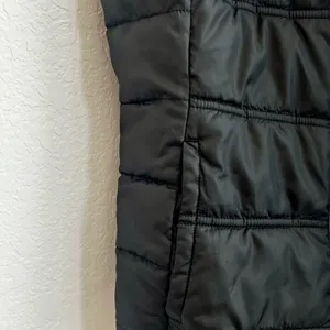 Authentic American Heritage Black Puffer Vest with Gray Interior thumbnail 3