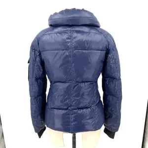 S13 Quilted Down Short‎ Puffer Jacket Navy Blue Size XS thumbnail 6