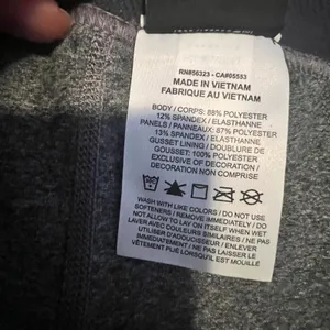 Nike Pro Dri-FIT Womens‎ XL Gray Heathered Athletic Leggings Mesh Panel Training thumbnail 4