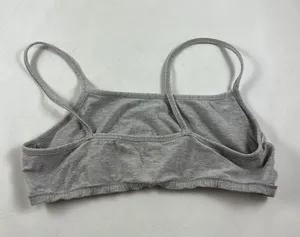 XS Grey Cotton Sports Bra thumbnail 2