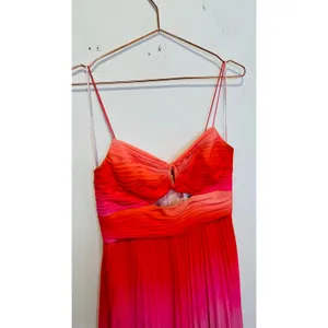 AMUR Blue Ombre Pleated A-Line Sweetheart Emmett Sunset Gown Dress Size 6 thumbnail 6