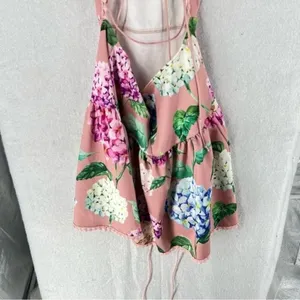 Banjul Floral Print Mock Neck Lace-Up‎ Back Dress thumbnail 7