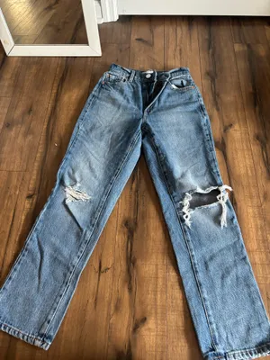 Garage Denim Jeans High-Rise Straight thumbnail 3