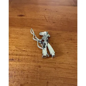 Vintage Silver Tone Mexican Vaquero Brooch Sombrero Cowboy Figural Pin thumbnail 5