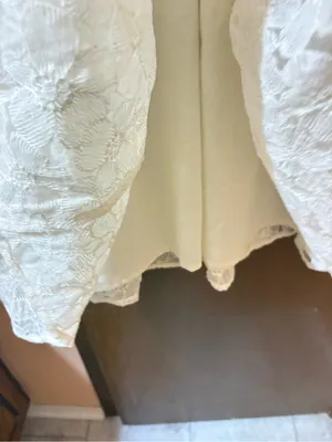 En Saison white floral eyelet lace tiered maxi dress thumbnail 8