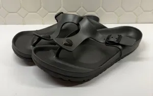 Birkenstock Gizeh EVA Sandals Women 39 Black Lightweight Waterproof Flip Flop thumbnail 1