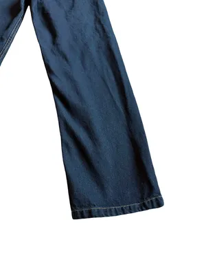 We The Free Navy Blue Cotton Overalls Pants Classic Layering Size XS Women's thumbnail 8