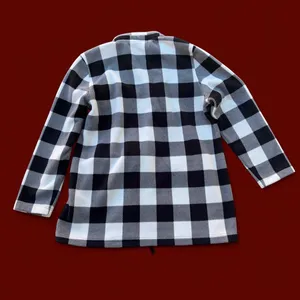 Black & white checkered zip up jacket thumbnail 4