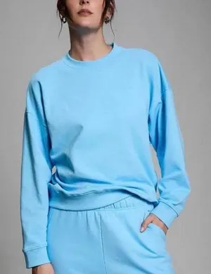 Year of Ours women’s size M/L crewneck sweatshirt in Sky Blue. NWOT thumbnail 1