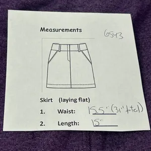 Green Tea‎ Purple Heathered Athletic Skirt Size L G Skort Tennis Golf thumbnail 6
