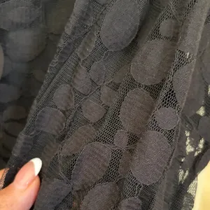 Garnet Hill Black Floral Lace Dress thumbnail 6