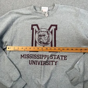Mississippi State University Bulldogs Champion Crewneck Sweatshirt Size Small thumbnail 8