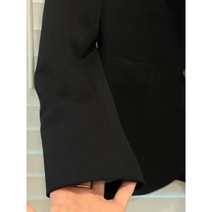 Theory Brightdale B Prospect Blazer Womens 2 Black Two-Button Office‎ Workwear thumbnail 2