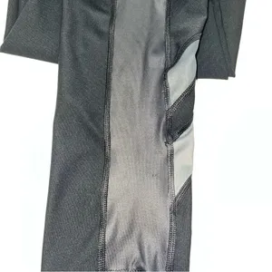 90 Degree By Reflex Women’s Black w/3 Shades of Gray Accent Leggings-Size L thumbnail 7