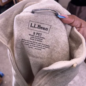 L.L. Bean‎ Womens Sweater Fleece Full-Zip Jacket M Sailcloth Gorpcore Granola thumbnail 8