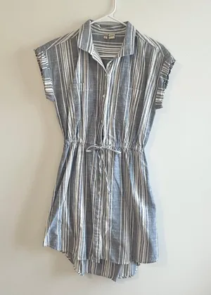 Japna Striped Shirt Dress thumbnail 1