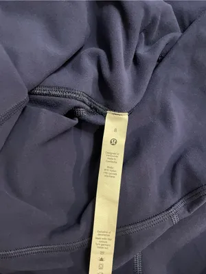 Lululemon Align High Rise Navy 25” Leggings with Side Logo Graphic Size 8 thumbnail 11