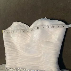 Women’s White Wedding Dress Tulle Ruffles Sweetheart Neckline Size 6 NWOT thumbnail 10