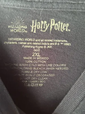Harry Potter navy Hogwarts tee Size XXL #harrypotter #wizardingworld thumbnail 3