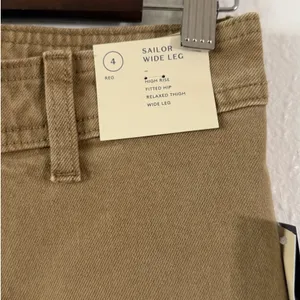 Universal Threads Women’s Sailor Wide Leg Jeans Size 4 Brown High Rise Stretch NW thumbnail 5