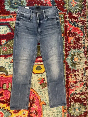 MOTHER Denim Midrise The Dazzler Ankle 26 thumbnail 1