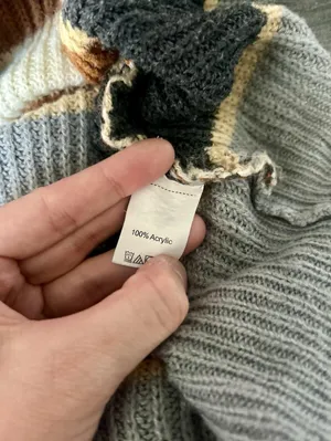 Shein Size Large Women’s Sweater In Earth Tones, Long Sleeve Cozy Knit thumbnail 7