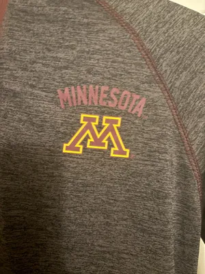 Minnesota Golden Gophers 1/4 Zip Sweatshirt Colosseum Women's Medium Dark Gray thumbnail 2