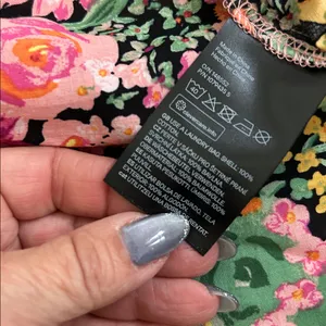 H&M Smocked Floral Cotton Dress thumbnail 7